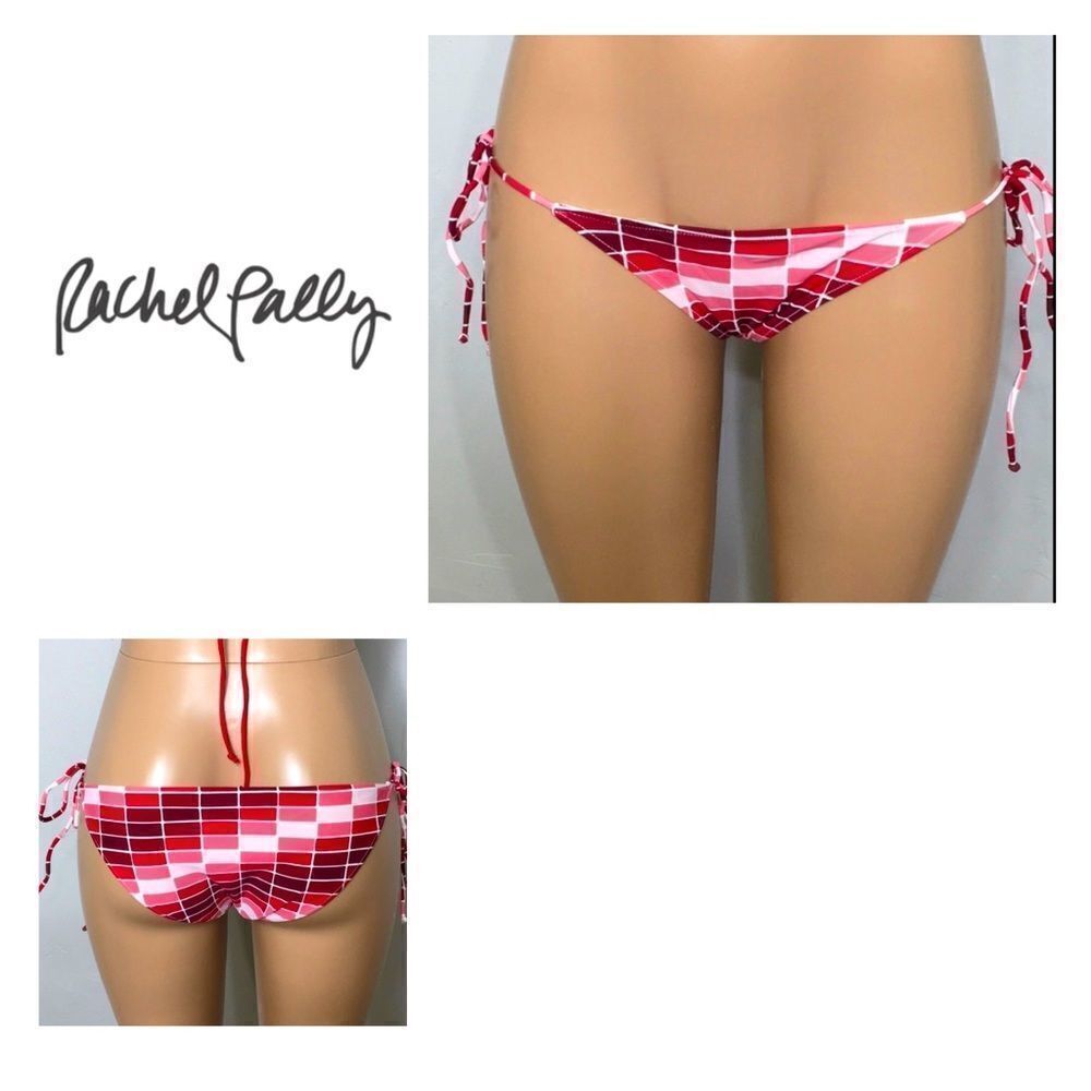 Rachel Pally red and pink bikini bottoms. NWT